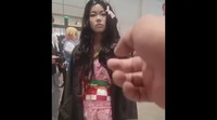 【中国】アニメイベントで「鬼滅の刃」禰豆子のコスプレイヤーが追い出されてしまう！　海外の反応。